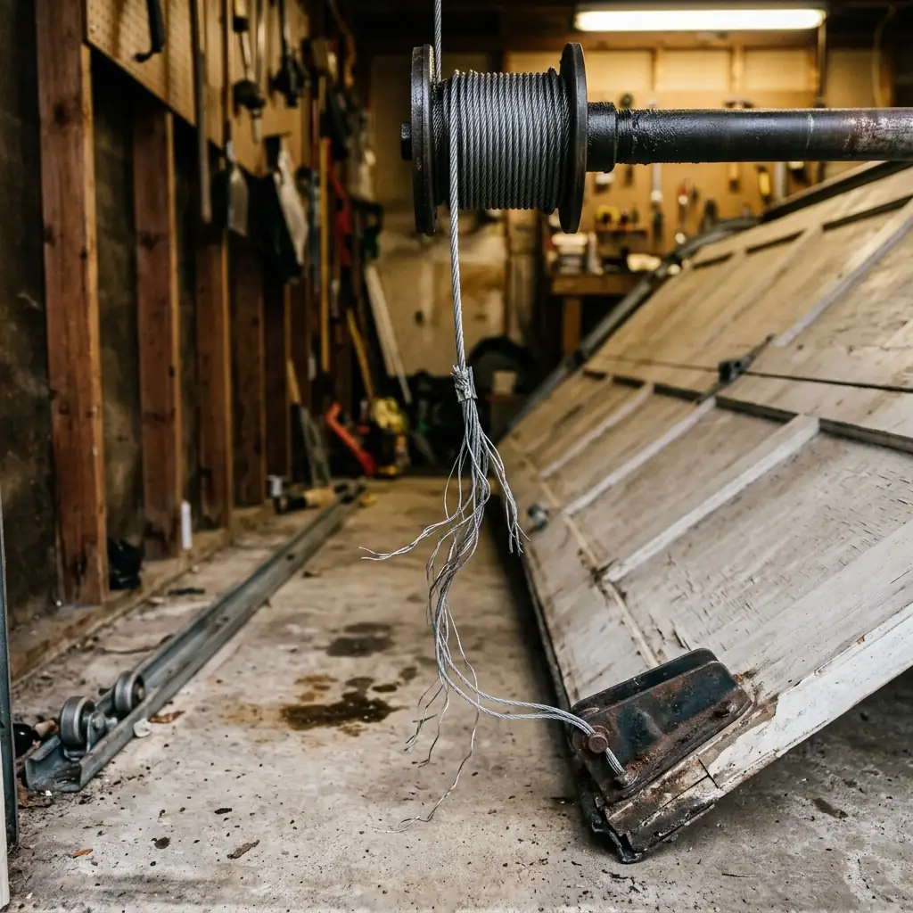 Garage door cable repair in Dunwoody