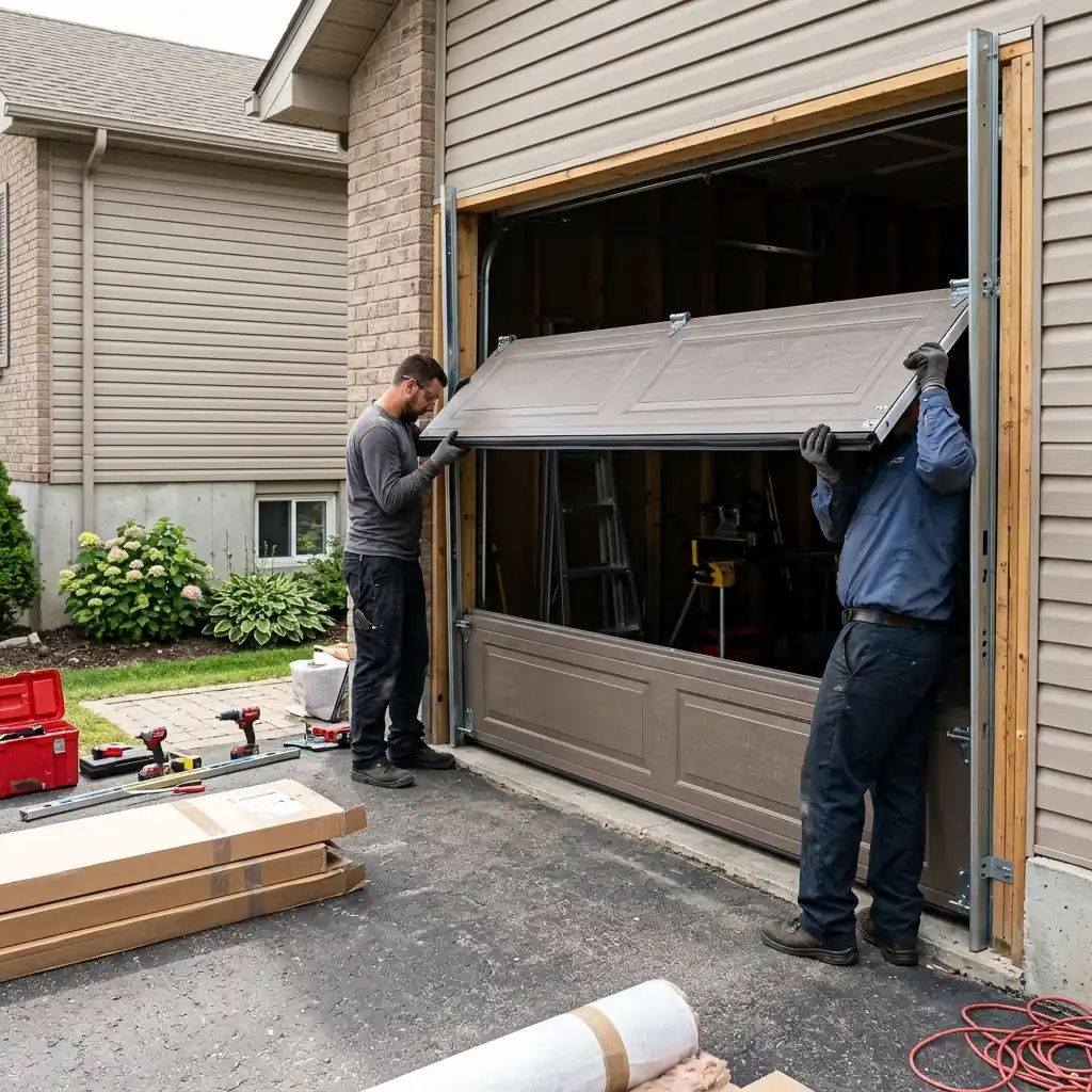 Garage door installation in Dunwoody