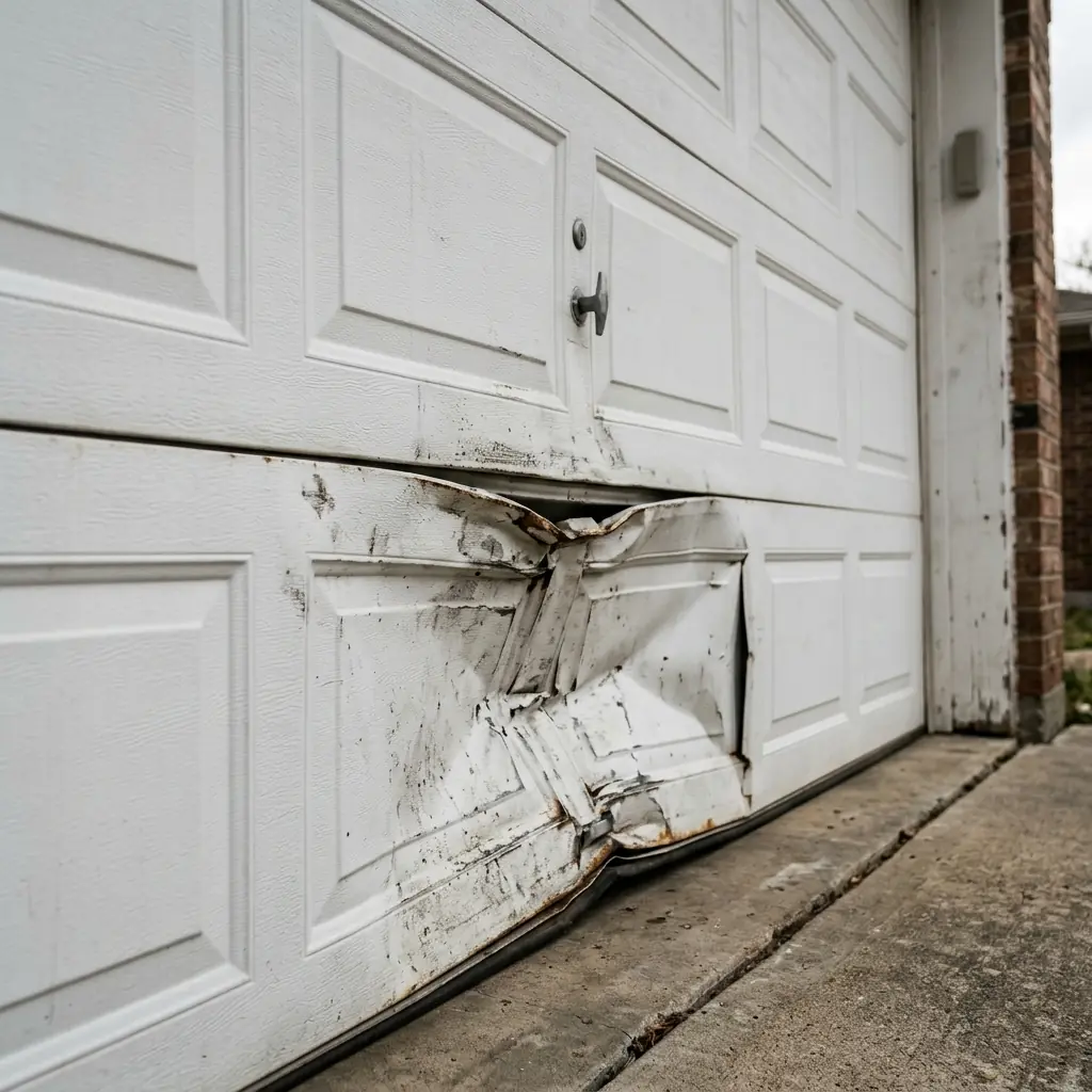 Garage door panel replacement in Dunwoody